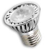 Светодиодная лампа E27-3х1W (warm white)