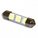 Лампа светодиодная освещения салона T10x36 3 SMD(white)